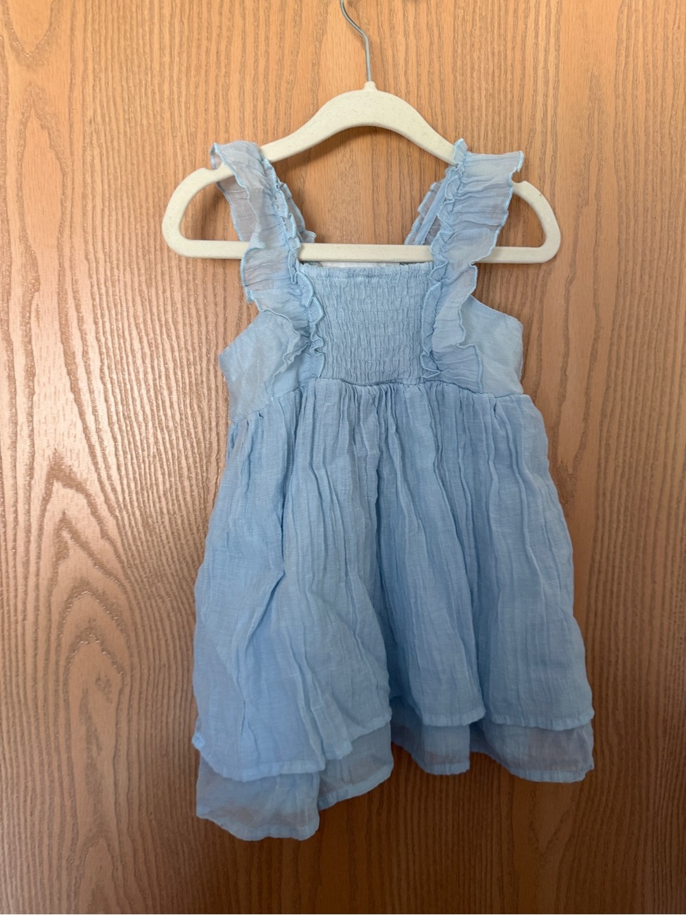 Isobella + Chloe  Blue Ruffled Sundress - Girls